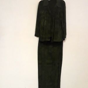 VTG. MARK SINGER 3 PC L SKIRT SET U.S.A.